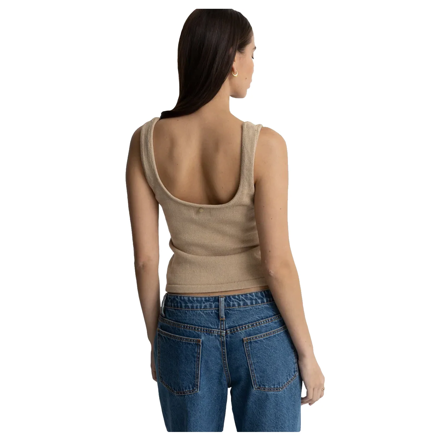 Rhythm Women's Cover Scoop Neck Tank Henna - Image 3