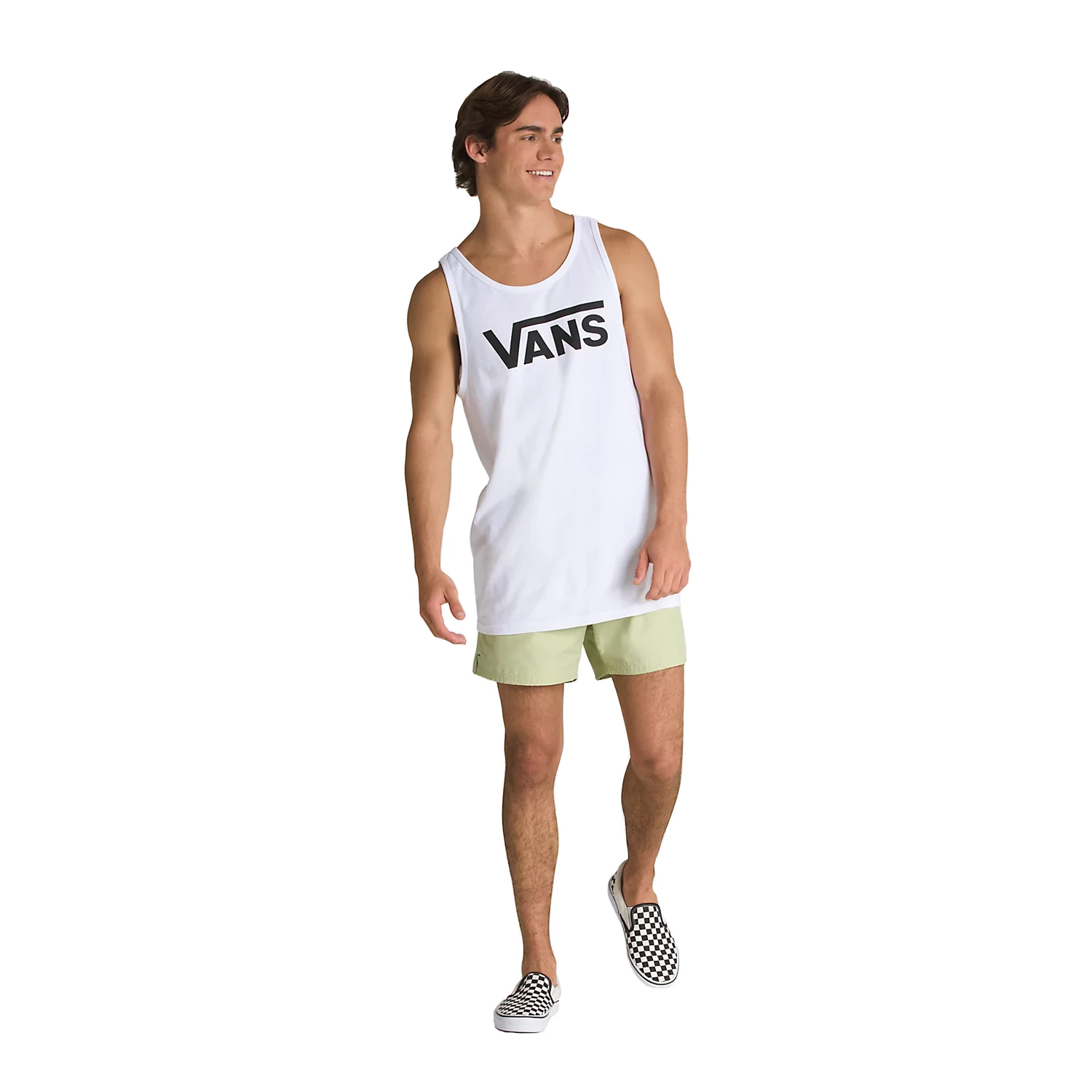 Vans Men's Classic Tank White/Black - Image 3