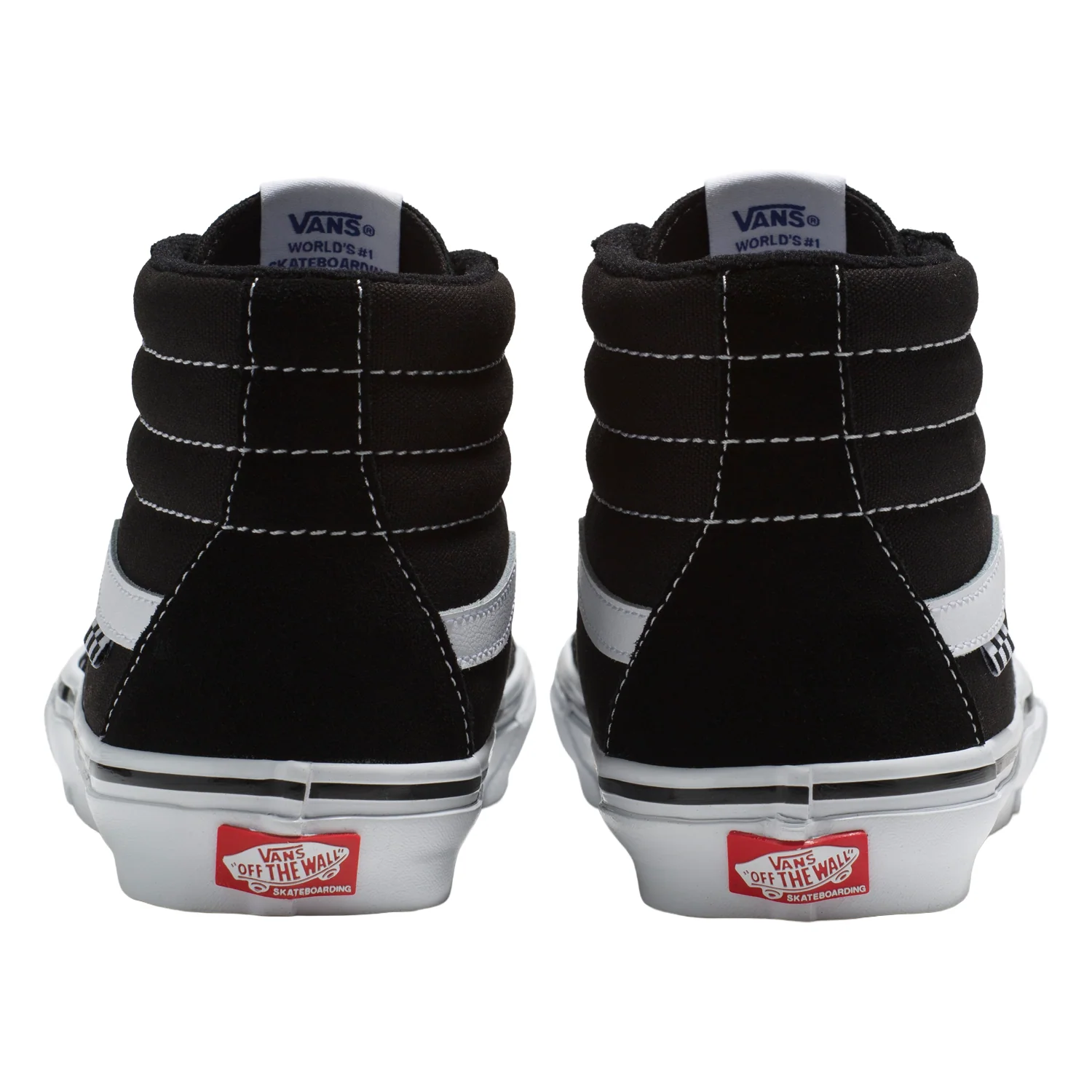 Vans Skate Sk8-Hi Shoe Black/White - Image 3